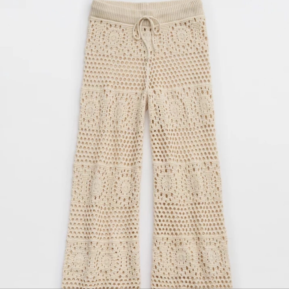 Aerie Crochet Party Pants